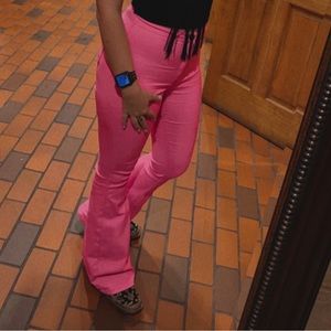 Size Small, Hot pink pants